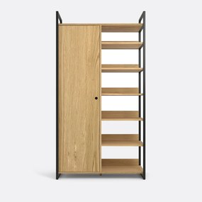 Module 1 hangkast en 6 legplanken Hiba