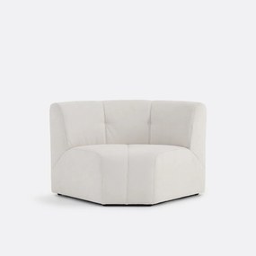 1-zits modulaire hoektafel fauteuil van fijn chenille, ANETA