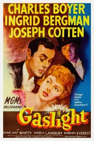 Kunstreproductie Gaslight, Ft. Angela Lansbury (Vintage Cinema / Retro Movie Theatre Poster / Iconic Film Advert), (26.7 x 40 cm)