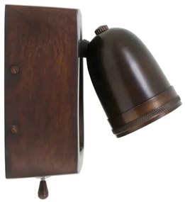 Muurlamp Otis Antiek Donker Messing