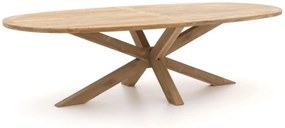 + 15% kassakorting | Tuin eettafel ROUGH | Ovaal | Tuintafel Teakhout | 280x130cm | 8 personen | Kees Smit Tuinmeubelen