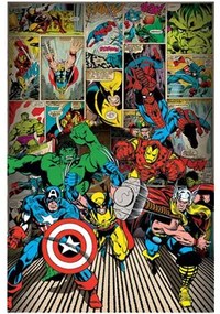 Posters Multicolour Marvel  TA5590