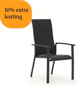 + 10% kassakorting | Dining tuinstoel | Bellagio  Avio | Textileen | Grijs | Stapelbaar | Kees Smit Tuinmeubelen