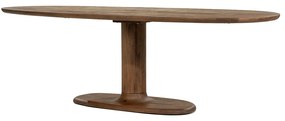 Eleonora Coco Bruine Ovale Eettafel 240cm - 240 X 110cm.