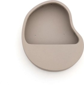 Muur bloempot Luca Lifestyle Wallhanger | Taupe Kunststof | ø40x35cm | Geschikt voor buiten en binnen | Kees Smit Tuinmeubelen