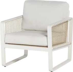 4 Seasons Outdoor | Largo living chair, white      Wit weerbestendig