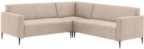 Goossens Bank Key West beige, micro leer, 2,5-zits, modern design