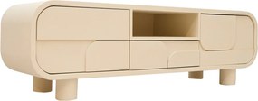 Beige Tv-meubel Organisch 150 Cm - 150x40x45cm.