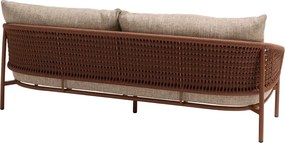 4 Seasons Outdoor Cala 3-zits loungebank Spicy Loungebank   beige weerbestendig