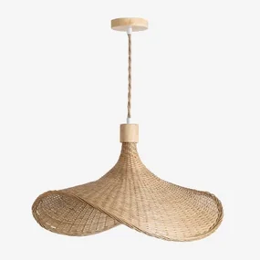 Chaifer Hanglamp Van Bamboe Natuurlijk & 55 X 45 Cm & A - Sklum