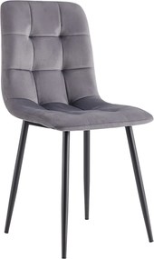 Pack 4 Stuhl Fluwelen Stoelen