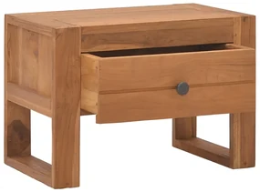vidaXL Nachtkastje 50x30x35 cm massief teakhout