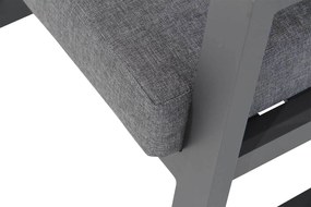 Stoel en Bank Loungeset Aluminium Grijs 4 personen Lifestyle Garden Furniture Batala
