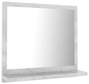 vidaXL Badkamerspiegel 40x10,5x37 cm spaanplaat betongrijs