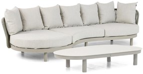 Loungeset tuin 3 personen Aluminium/rope Taupe  Hartman Bjorn/Bario