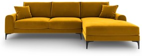 4.5-zitshoekbank Madara rechts velvet | Mazzini Sofas
