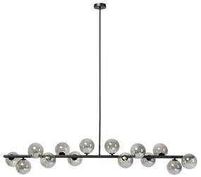 Kare Design Scala Balls Brede Hanglamp Met Glazen Bollen Zwart