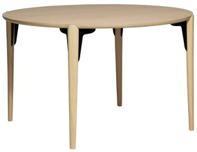 Dan-Form Paragon Ronde Design Eettafel Eiken White-washed - 122 X 122cm.