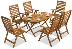 Houten tuinset Laos/Bombaj 6 Garden Point