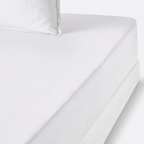 Hoeslaken in gewassen linnen, omslag 35 cm, Linot