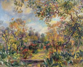 Kunstreproductie Landscape at Beaulieu, c.1893, Pierre Auguste Renoir