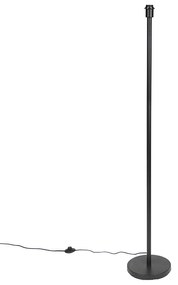 Moderne vloerlamp zwart zonder kap 149 cm - Simplo