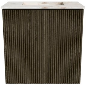 Mondiaz Joya DLux 40cm toiletmeubel shadow met wastafel faye midden zonder kraangat frappe