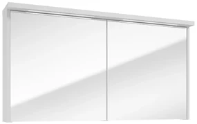 Fontana Grado spiegelkast met verlichting 117cm 2 deuren wit mat