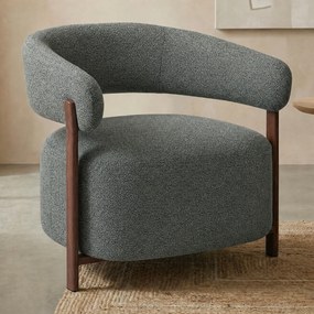 Groene Fauteuil Met Ronde Rugleuning