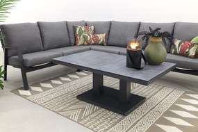 Azoren/Rockford loungeset - met verstelbare tafel - links & rechts