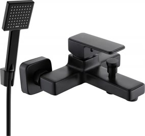 Mexen Cetus R45 badkraan met doucheset, zwart - 74433R45-70