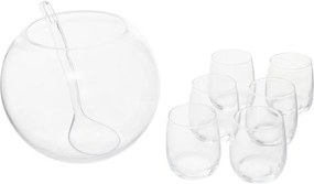 Secret de Gourmet Sangria en Punch Bowl Set - 8-Delig - Glas - Inclusief 6 Glazen