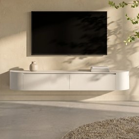Zwevend TV-meubel Beige 180 Cm - 180x32x30cm.