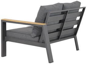 Lifestyle Garden Furniture Marietta Hoekset Aluminium/Teak Grijs 4-delig