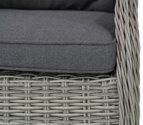 Tuinstoel Wicker Grijs-antraciet Garden Collections Windsor