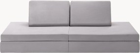 Handgemaakte modulaire fluwelen speelbank Mila