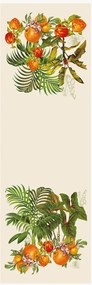 Linnen tafelloper Vintage Garden Naturel