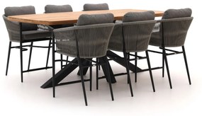 Diningset Bellagio | 6 personen | Tuinset teakhout | 7-delig | Kees Smit Tuinmeubelen