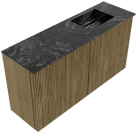 Mondiaz Joya DLux 80cm toiletmeubel dusk met wastafel faye rechts zonder kraangat lava
