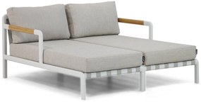 Chaise Loungeset  Aluminium Wit Coco Avellino