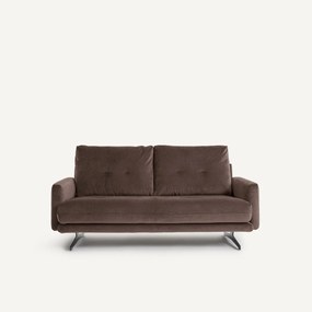 2-zitsbank in linnen fluweel, DELICATO