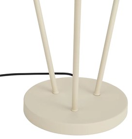 Moderne vloerlamp beige 3-lichts GU10 35mm - Thomas