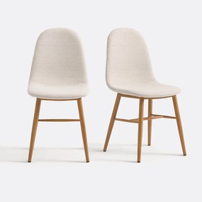 Set van 2 stoelen, geweven stof, Polina