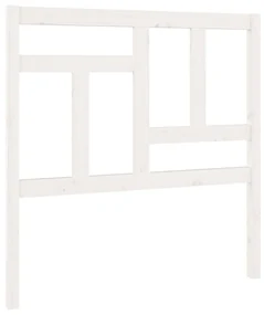 vidaXL Hoofdbord 95,5x4x100 cm massief grenenhout wit
