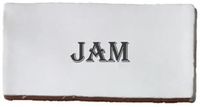 Terre d'Azur Cocina wandtegel met decor jam 15x7,5cm wit