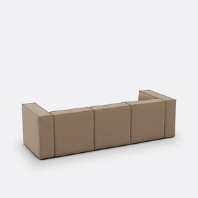 Modulaire zetel, 3-zit, getextureerde stof, Seven