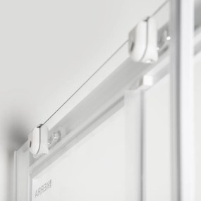 Kerra Xenia douchecabine met douchebak en schuifdeur 90x90cm wit mat