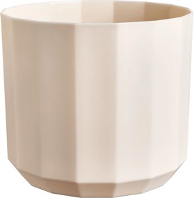 Elho Facet Rond - Diameter 26 x H23 cm - Rond - Amandelroze - 100% Gerecycled Plastic