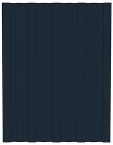 vidaXL Dakpanelen 12 st 60x45 cm gegalvaniseerd staal antracietkleurig