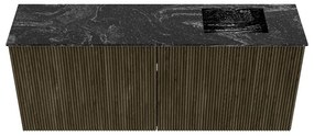 Mondiaz Joya DLux 100cm toiletmeubel shadow met wastafel faye rechts zonder kraangat lava